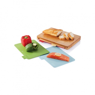 Logotrade promotional product image of: Cutting board with 4pcs hygienic boards