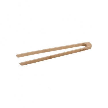 Logo trade business gifts image of: Ukiyo bamboo serving tongs