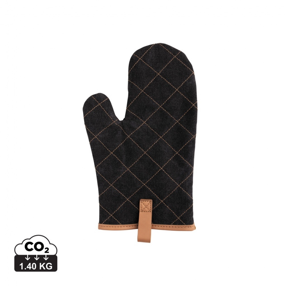 Logotrade promotional product picture of: Deluxe canvas oven mitt