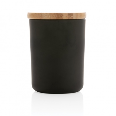 Logotrade promotional item image of: Ukiyo deluxe scented candle with bamboo lid