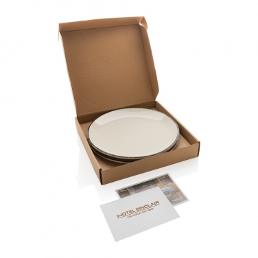 Logo trade advertising products image of: Ukiyo dinner plate set of 2