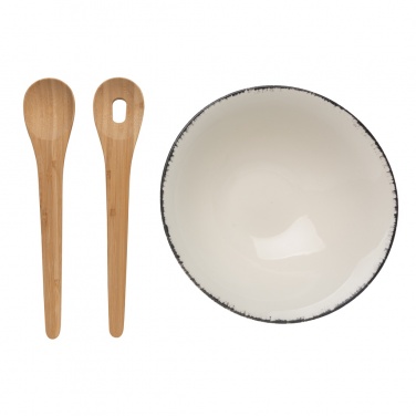 Logotrade promotional item picture of: Ukiyo salad bowl with bamboo salad server