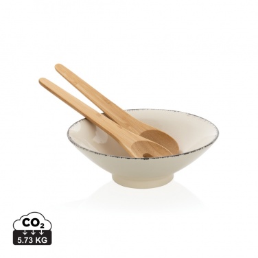 Logotrade advertising product picture of: Ukiyo salad bowl with bamboo salad server