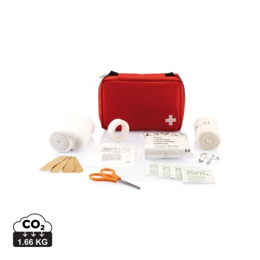 Logo trade business gifts image of: Mail size first aid kit