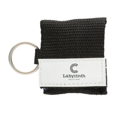 Logo trade promotional products image of: Keychain CPR mask