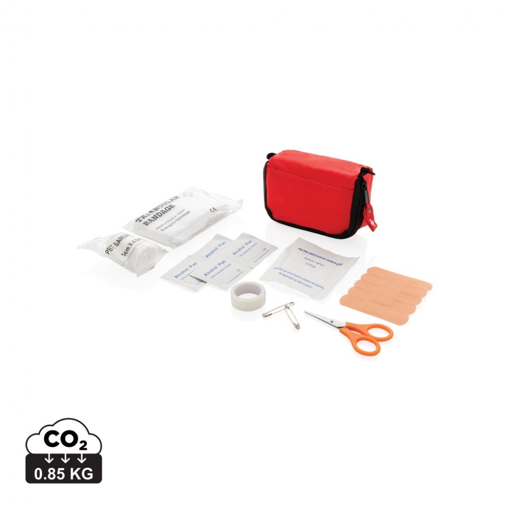 Logo trade promotional gift photo of: First aid set in pouch