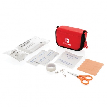 Logotrade promotional item picture of: First aid set in pouch