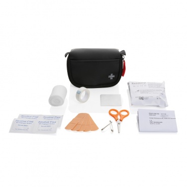 Logotrade promotional merchandise image of: RCS recycled nubuck PU pouch first aid set mailable