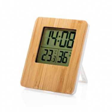 Logotrade corporate gifts photo of: Bamboo weather station