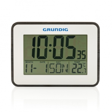 Logotrade promotional product image of: Grundig weatherstation alarm and calendar