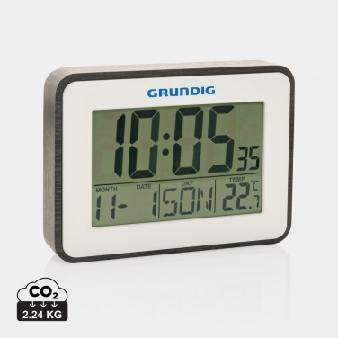 Logotrade promotional item image of: Grundig weatherstation alarm and calendar