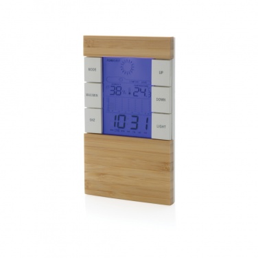 Logotrade promotional giveaway picture of: Utah RCS rplastic and bamboo weather station