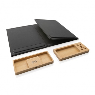 Logo trade promotional item photo of: Impact AWARE RPET Foldable desk organizer with laptop stand