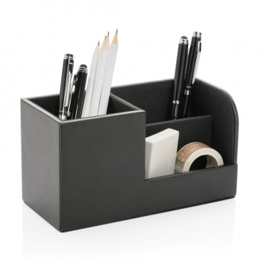 Logo trade promotional products image of: Swiss Peak RCS recycled PU Desk organiser