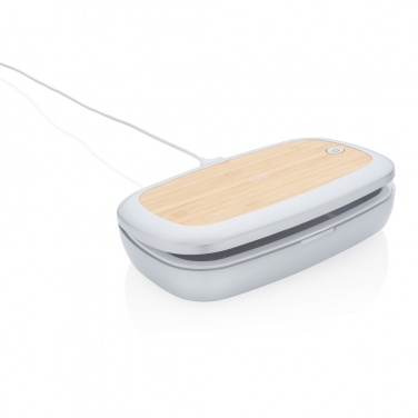 Logo trade promotional items image of: Rena UV-C steriliser box with 5W wireless charger