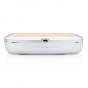 Logo trade promotional items image of: Rena UV-C steriliser box with 5W wireless charger