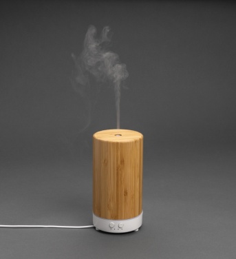 Logo trade promotional item photo of: RCS recycled plastic and bamboo aroma diffuser