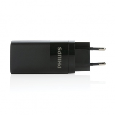 Logotrade promotional product picture of: Philips 65W ultra fast PD 3-port USB wall charger