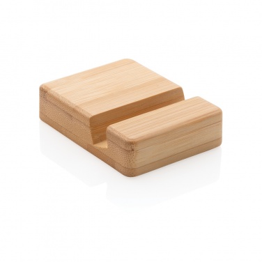 Logo trade corporate gift photo of: Bamboo phone stand