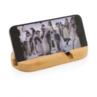 Logotrade business gifts photo of: Bamboo tablet and phone holder