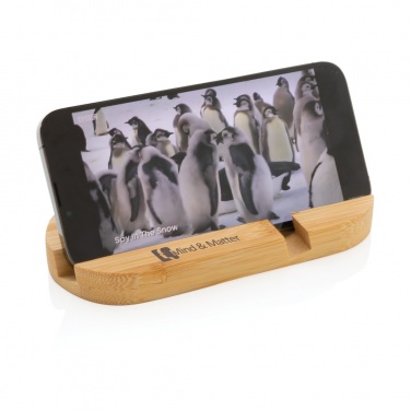 Logotrade promotional items photo of: Bamboo tablet and phone holder