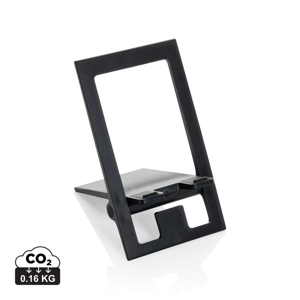 Logotrade promotional merchandise image of: SnapStand RCS recycled plastic foldable phone stand