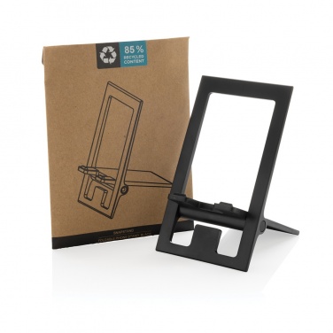 Logo trade promotional gifts picture of: SnapStand RCS recycled plastic foldable phone stand