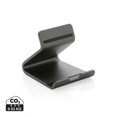 Logo trade promotional gifts image of: Terra RCS recycled aluminium tablet & phone stand