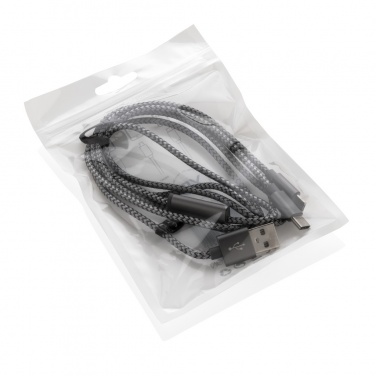 Logotrade promotional gift image of: 3-in-1 braided cable