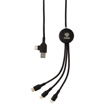 Logo trade promotional items picture of: Light up logo 6-in-1 cable