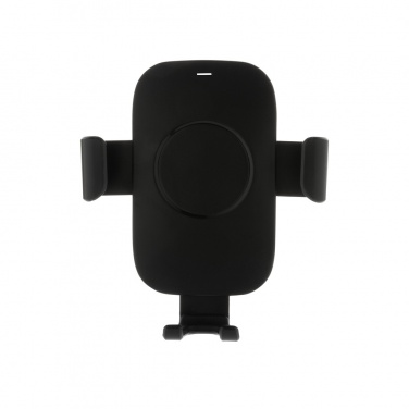 Logotrade promotional item picture of: RCS recycled plastic 10W wireless charging car holder