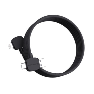 Logo trade promotional products image of: Urban Vitamin Stockton 65W RCS RTPE/RPET magnetic cable