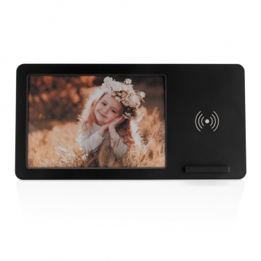 Logo trade promotional merchandise image of: 5W Wireless charger and photo frame