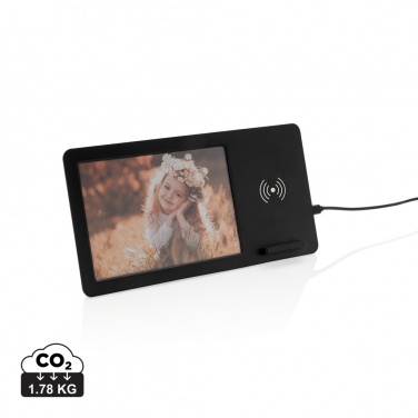 Logotrade business gift image of: 5W Wireless charger and photo frame