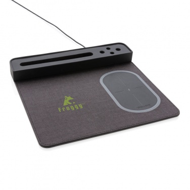 Logotrade promotional items photo of: Air mousepad with 5W wireless charging and USB