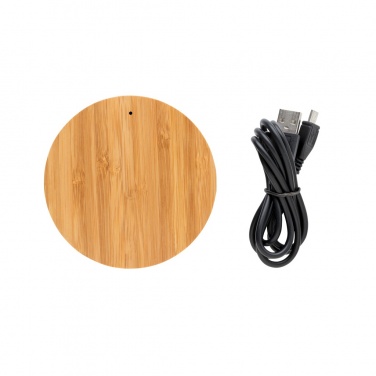 Logotrade promotional giveaway picture of: Bamboo X 5W wireless charger