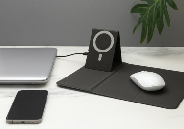 Logo trade promotional merchandise photo of: Artic Magnetic 10W wireless charging phonestand