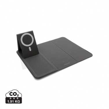 Logo trade promotional items image of: Artic Magnetic 10W wireless charging phonestand