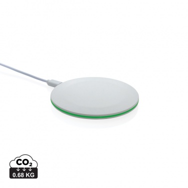 Logotrade promotional merchandise picture of: RCS recycled plastic 15W Wireless fast charger