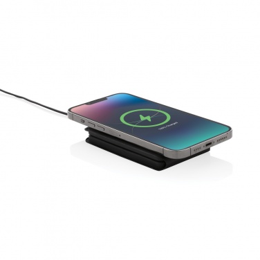 Logo trade corporate gifts image of: Swiss Peak RCS rPU 15W  3-in-1 magnetic wireless charger