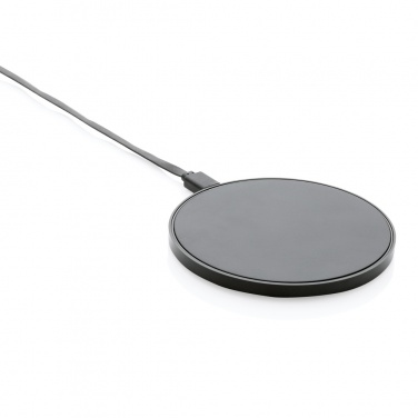 Logo trade promotional item photo of: RCS standard recycled plastic 10W wireless charger