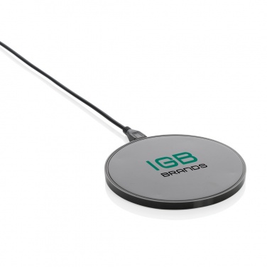 Logotrade promotional merchandise image of: RCS standard recycled plastic 10W wireless charger