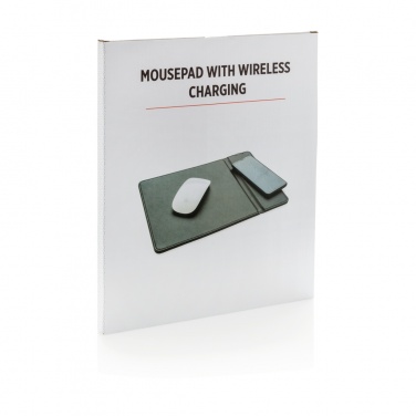 Logo trade promotional products image of: Mousepad with 5W wireless charging