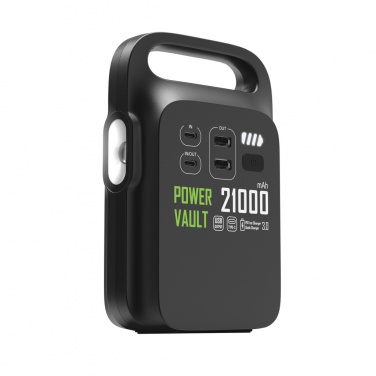 Logotrade promotional product image of: Power Vault RCS rplastic 21000 mAh portable power station