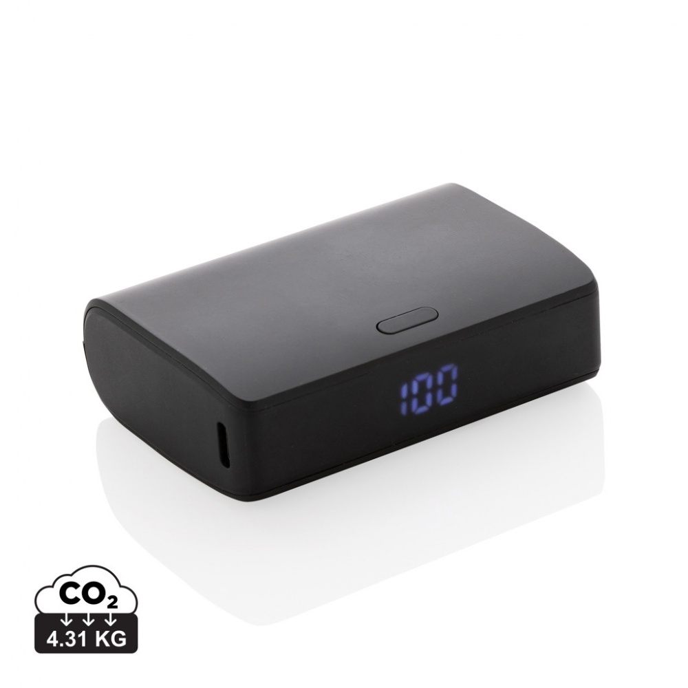 Logotrade promotional item picture of: FlashCharge RCS rplastic 10000 mah fast charge powerbank