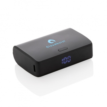 Logotrade promotional item image of: FlashCharge RCS rplastic 10000 mah fast charge powerbank