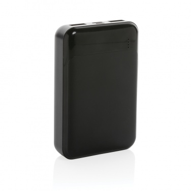 Logo trade promotional gifts image of: RCS standard recycled plastic 10.000 mAh powerbank