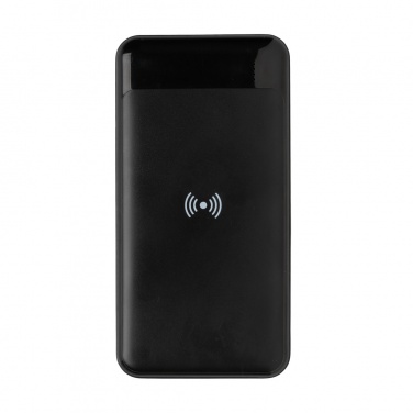 Logo trade promotional items picture of: RCS standard recycled plastic wireless powerbank