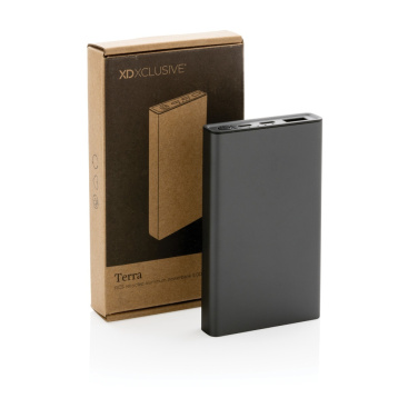 Logotrade advertising product image of: Terra RCS recycled aluminium powerbank 5.000 mAh