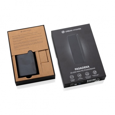 Logotrade promotional product picture of: Urban Vitamin Pasadena 20.000 mAh 18W PD powerbank